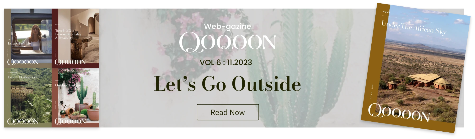 QoQoon Vol.6 Let’s Go Outside - November 2023